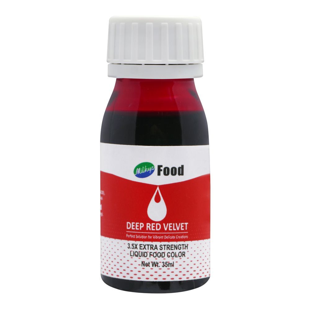 Milkyz Food Color, Deep Red Velvet, 35ml