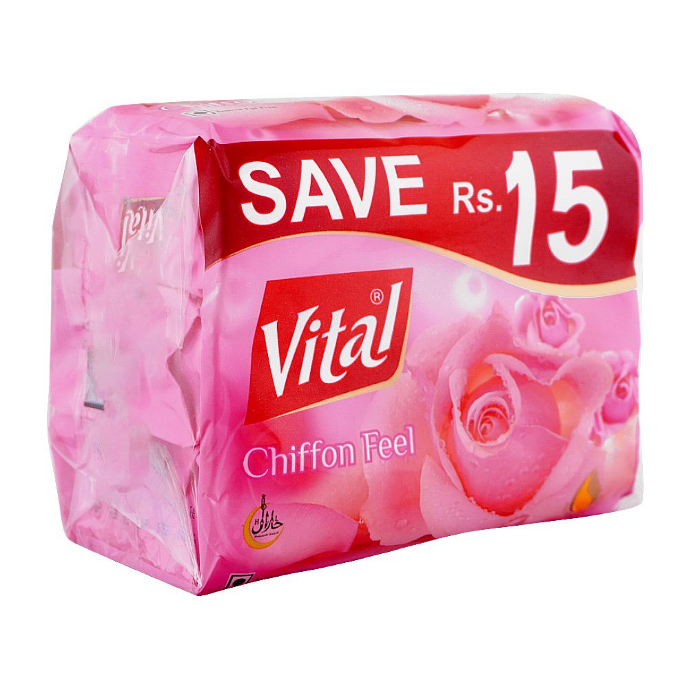 Vital Beauty Soap Chiffon Feel, Trio Pack, 3 x 128g