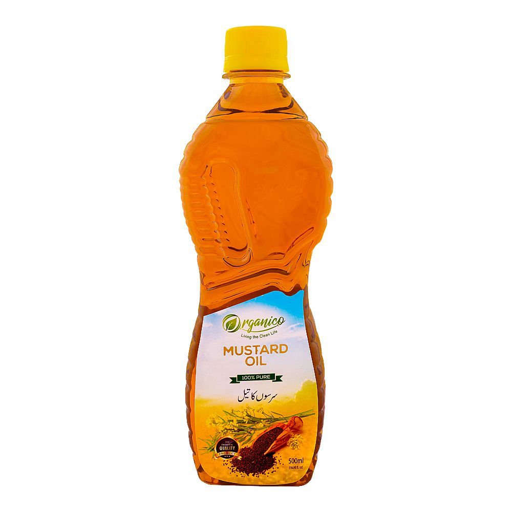 Organico Mustard Oil, 500ml Bottle