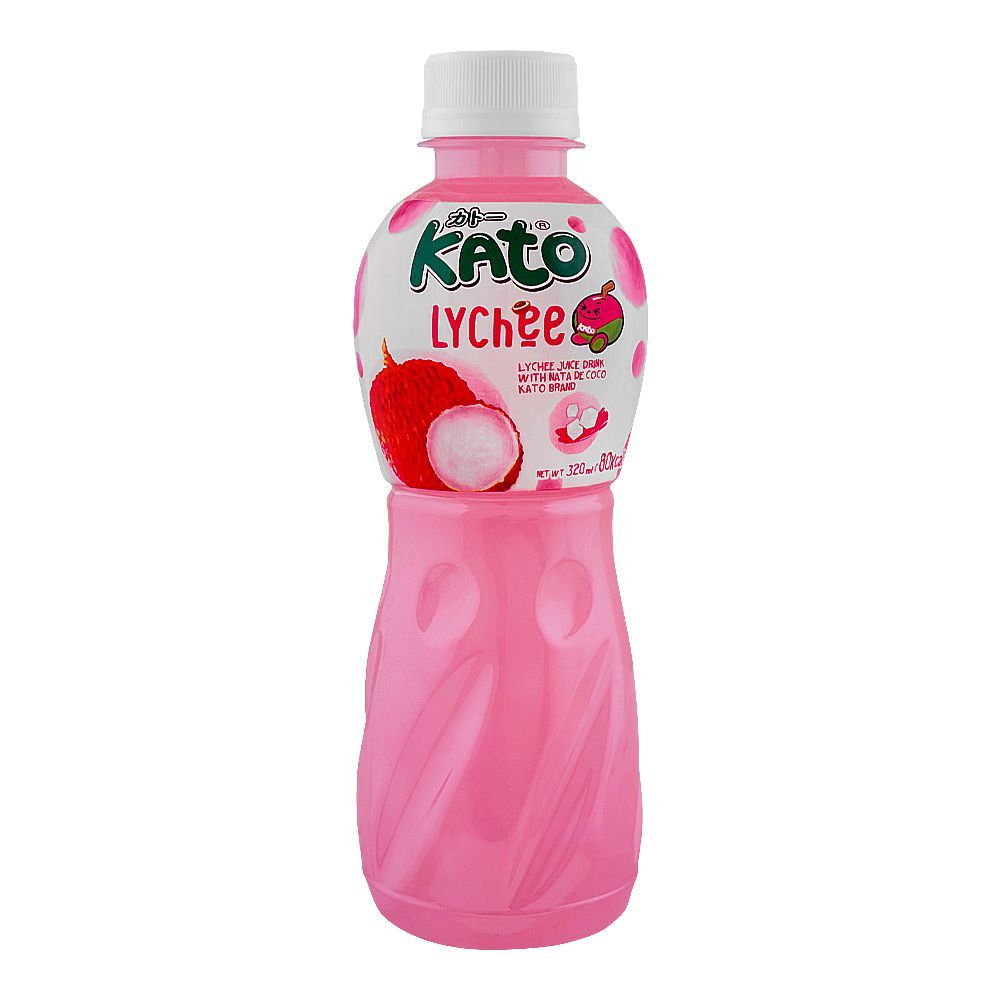 Kato Lychee Juice, 320ml Bottle