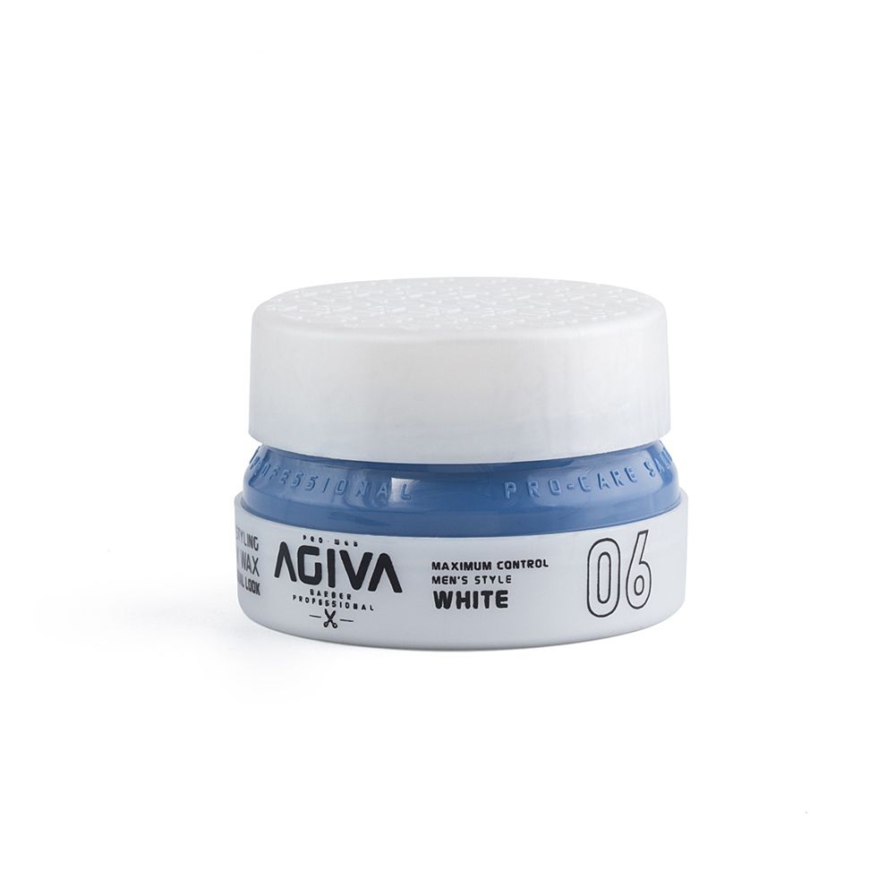 Agiva Professional Natural Look Hair Styling Wax, 06 Clay White, 155ml