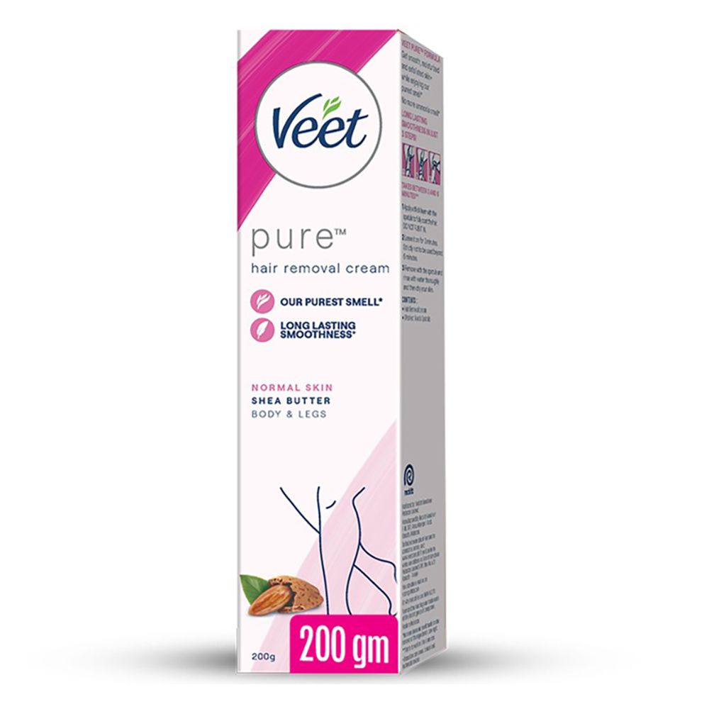 Veet Pure Shea Butter Normal Skin Hair Removal Cream, 200g