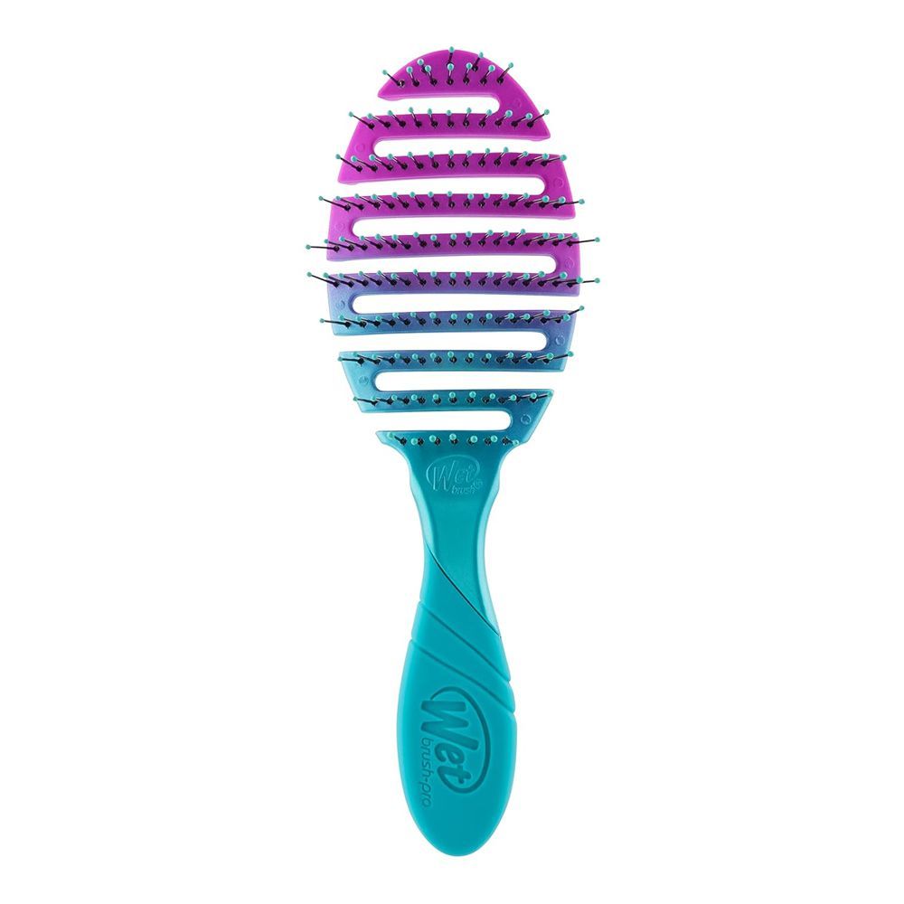 Wet Brush Pro Flex Dry Hair Brush, Teal Ombre, BWP800FLEXTO