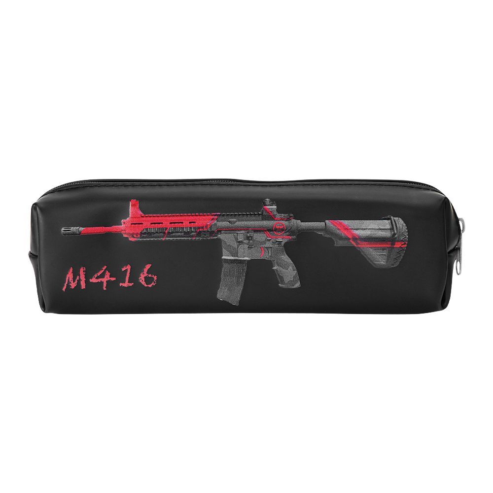 Pencil Pouch Gun, Black, PP-016