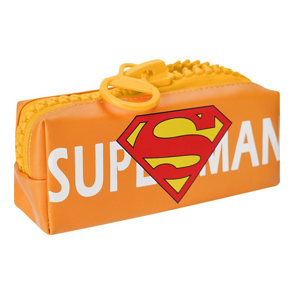 Pencil Pouch Superman, Orange, PP-044