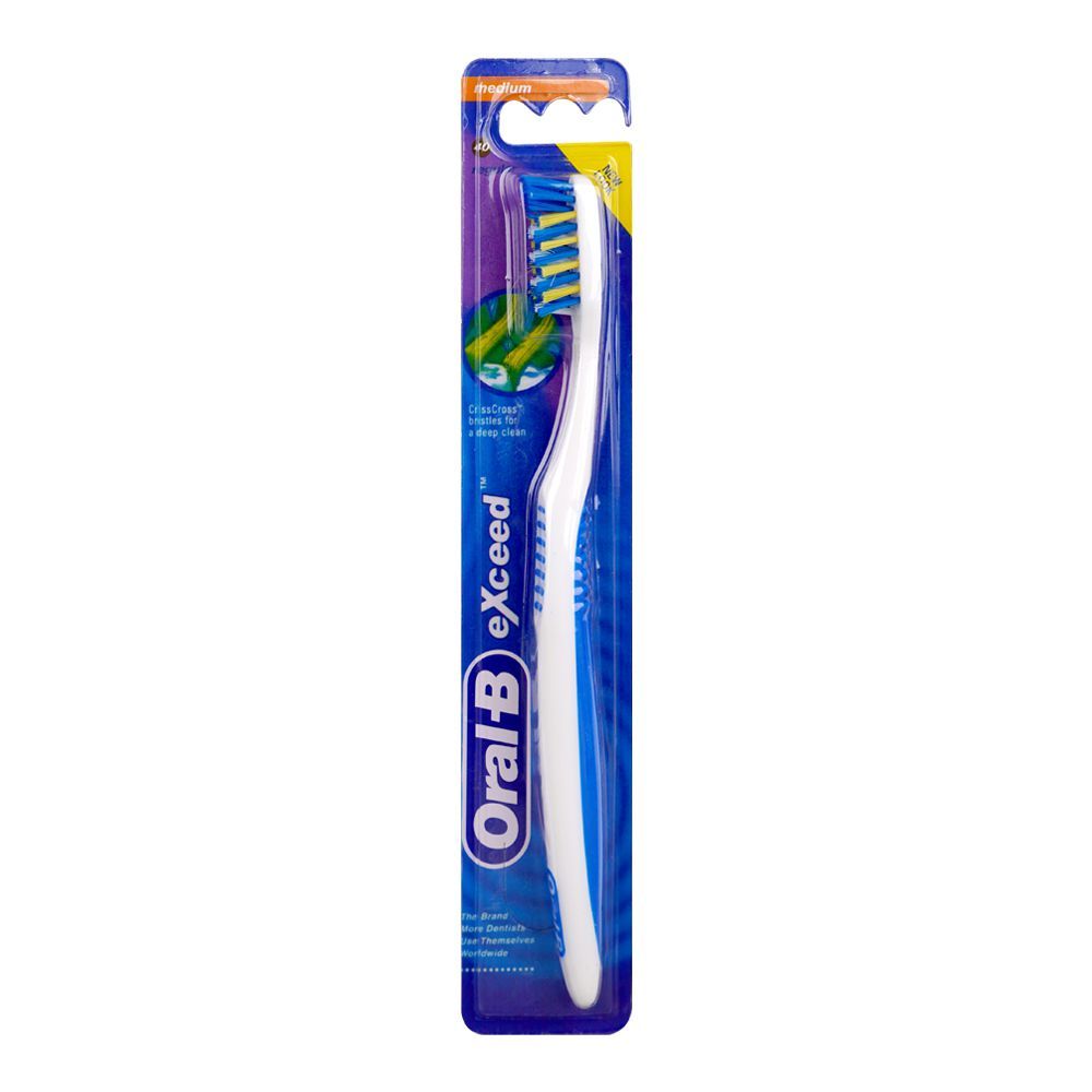 Oral-B Cross Action Tooth Brush, Medium