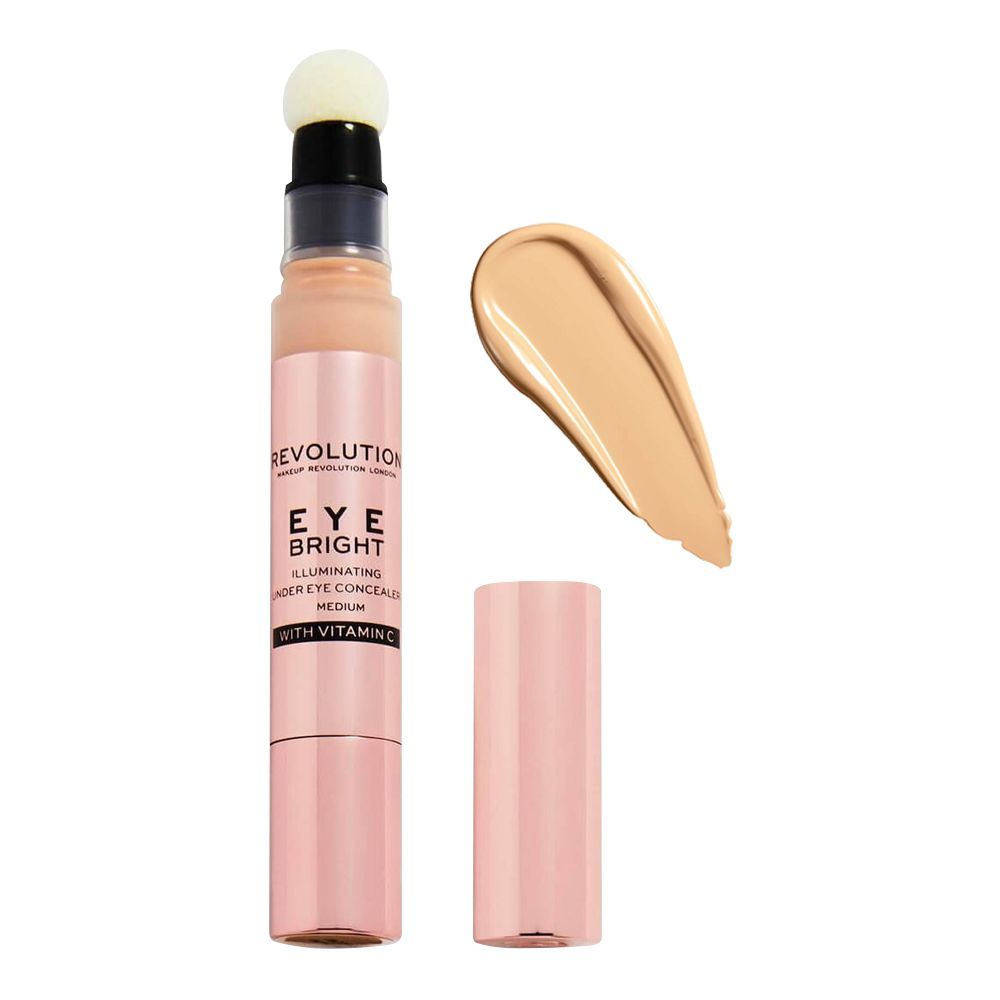 Makeup Revolution Eye Bright Illuminating Under Eye Concealer, Medium