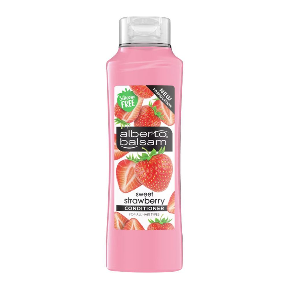 Alberto Balsam Strawberries & Cream Conditioner, For All Hair Types, 350ml