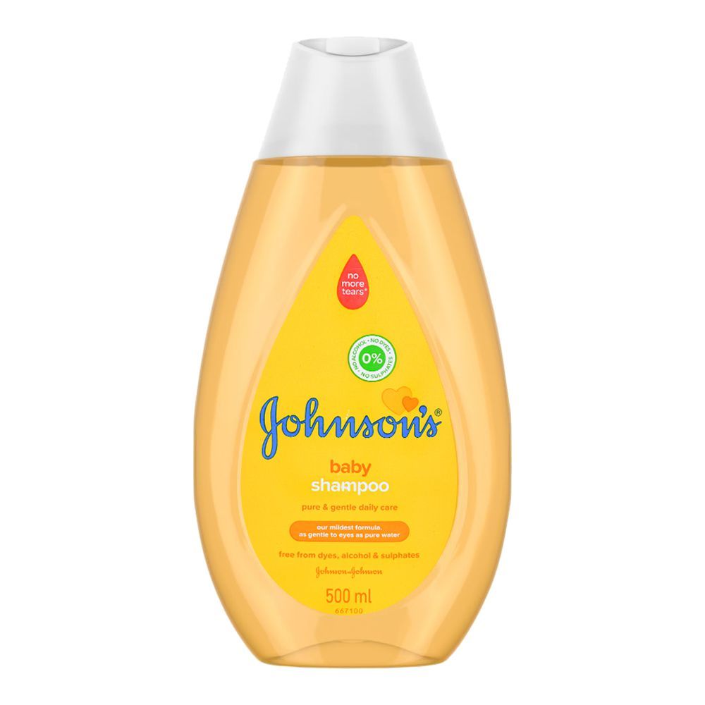 Johnson's Pure & Gentle Daily Care Baby Shampoo, 500ml