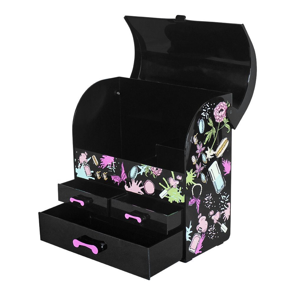 Kaligon Beauty Organizer, Black, 8006-B