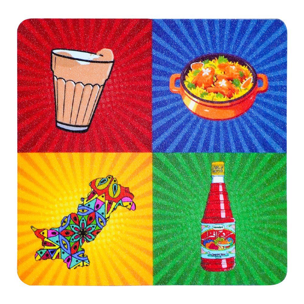 Star Shine Truck Art Fridge Magnet, Chai/Biryani/Roohafza/Pakistan