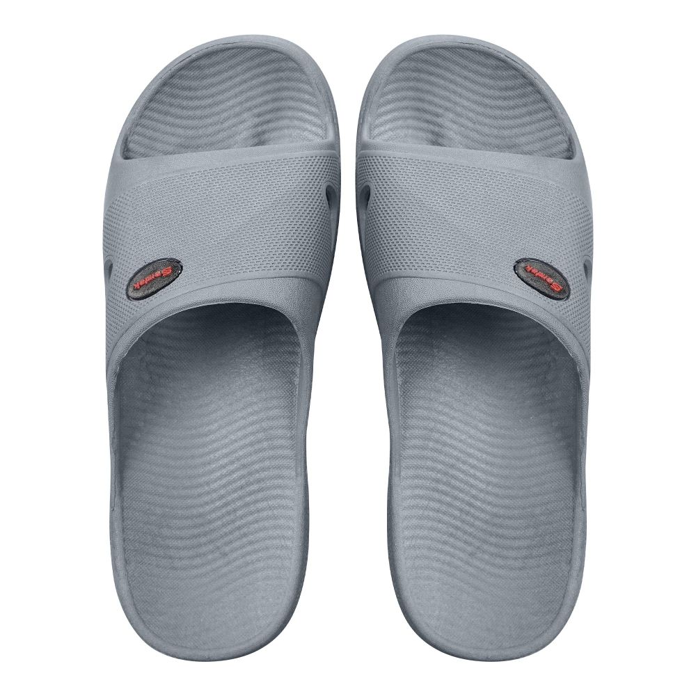 Bata Gents Rubber/PVC Slipper, Grey, 8722025