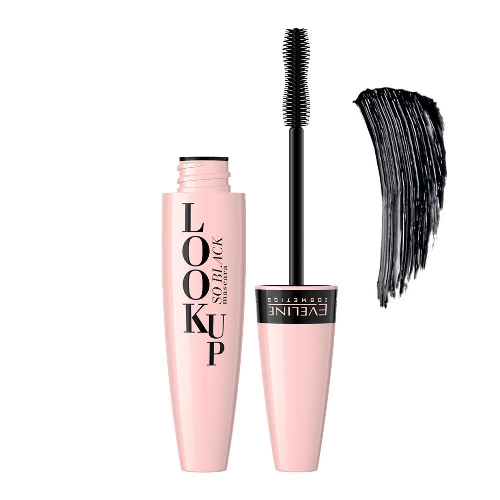 Eveline Look Up So Black Mascara, 10ml