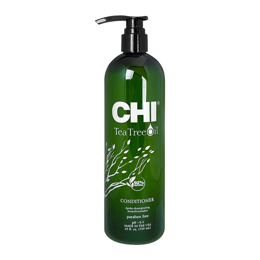 CHI Tea Tree Oil 92% Natural Paraben Free Conditioner, Paraben-Free, 739ml