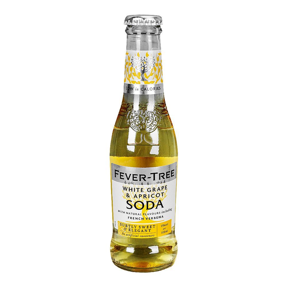 Fever Tree White Grape & Apricot Soda, 200ml