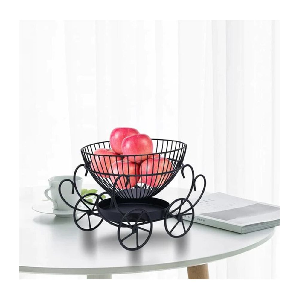 Matrix 2 Tier Decorative Fruit Basket, 11.81 x 9.05 x 8.26 Inches