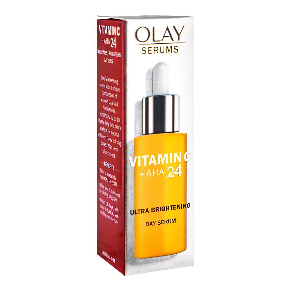 Olay Regenerist Vitamin C+AHA 24 Ultra Brightening Day Serum, 40ml