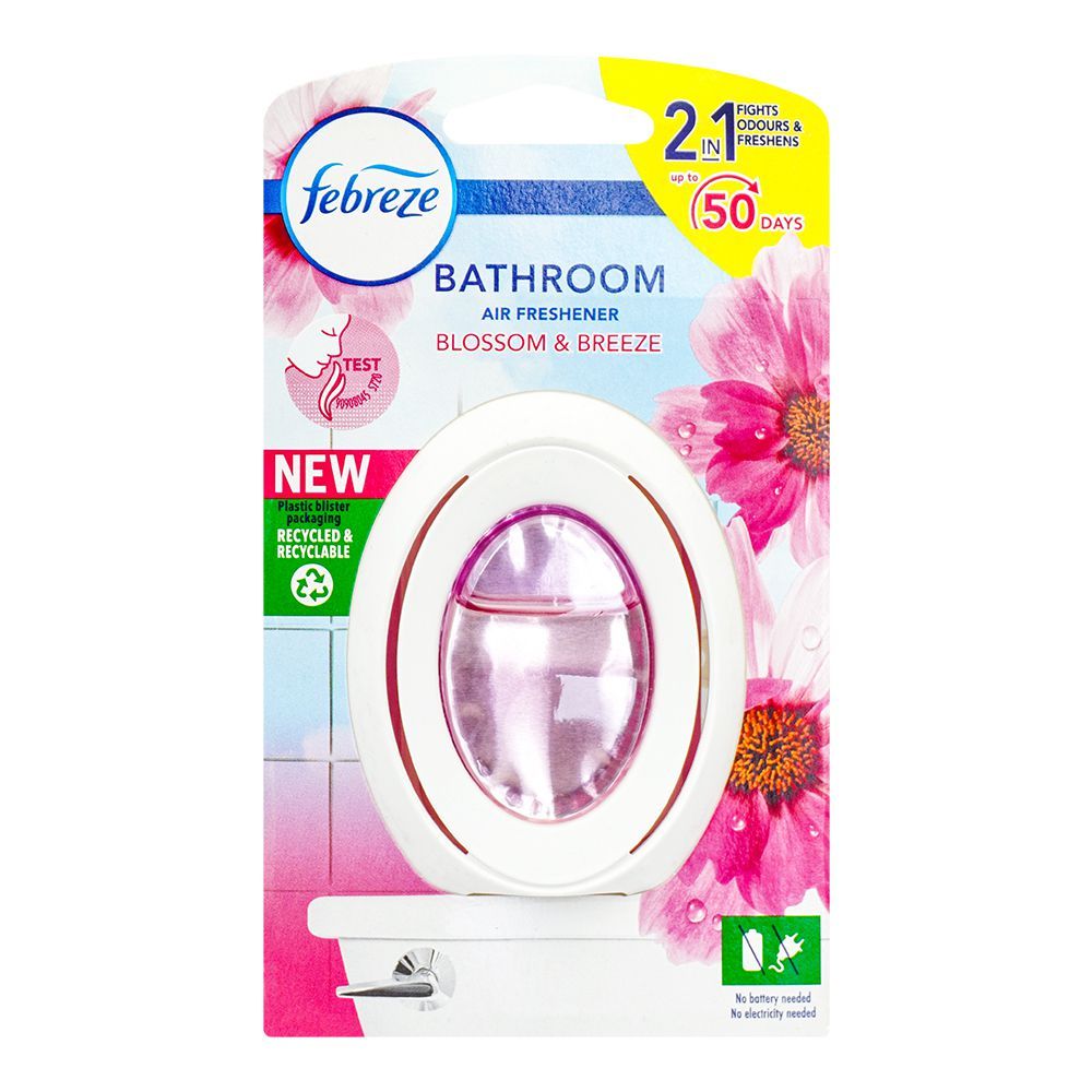 Febreze Bathroom Air Freshener, Blossom & Breeze, 7.5ml