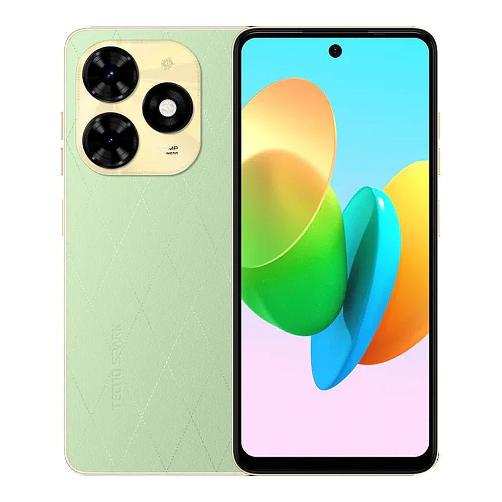 Tecno Spark 20C 4GB RAM + 128GB Smartphone, Magic Skin Green