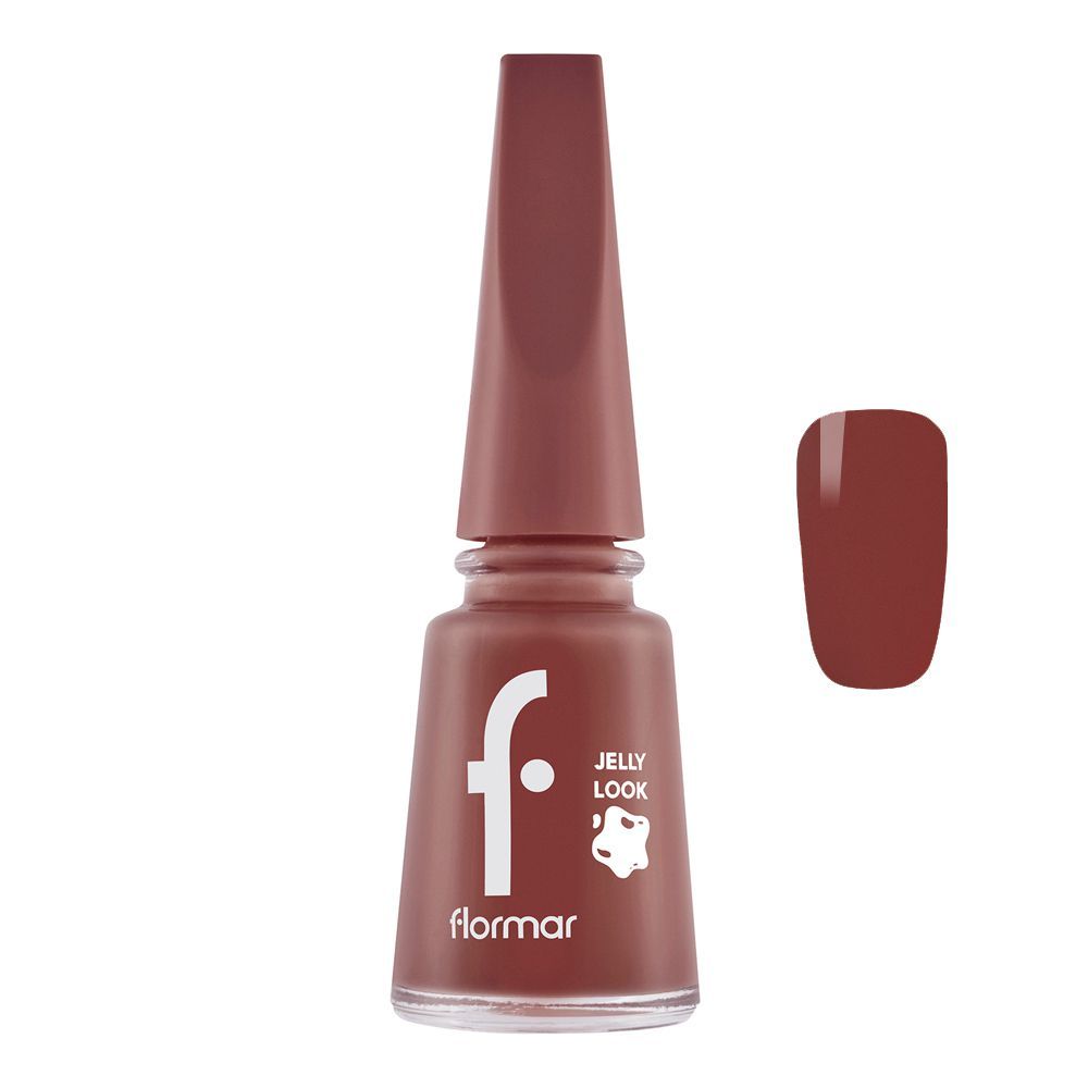 Flormar Jelly Look Nail Enamel, JL61 Plum It Up, 11ml