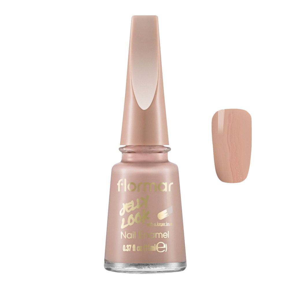 Flormar Jelly Look Nail Enamel, JL26 My Cappuccino, 11ml