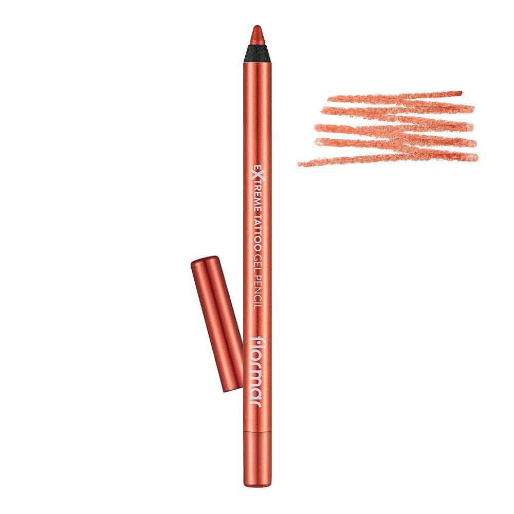 Flormar Extreme Tattoo Gel Pencil, 08 Orange Pop