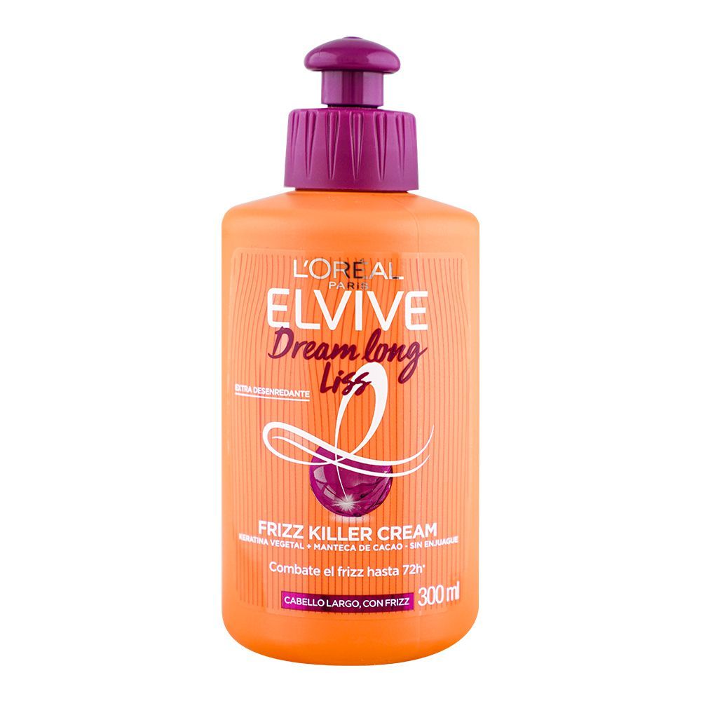 L'Oreal Paris Elvive Dream Long Liss Frizz Killer Hair Styling Cream, 300ml