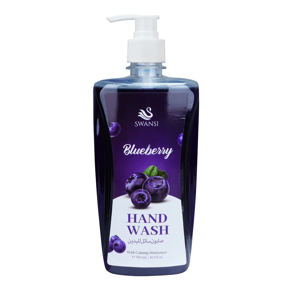 Swansi Blueberry Hand Wash, 500ml