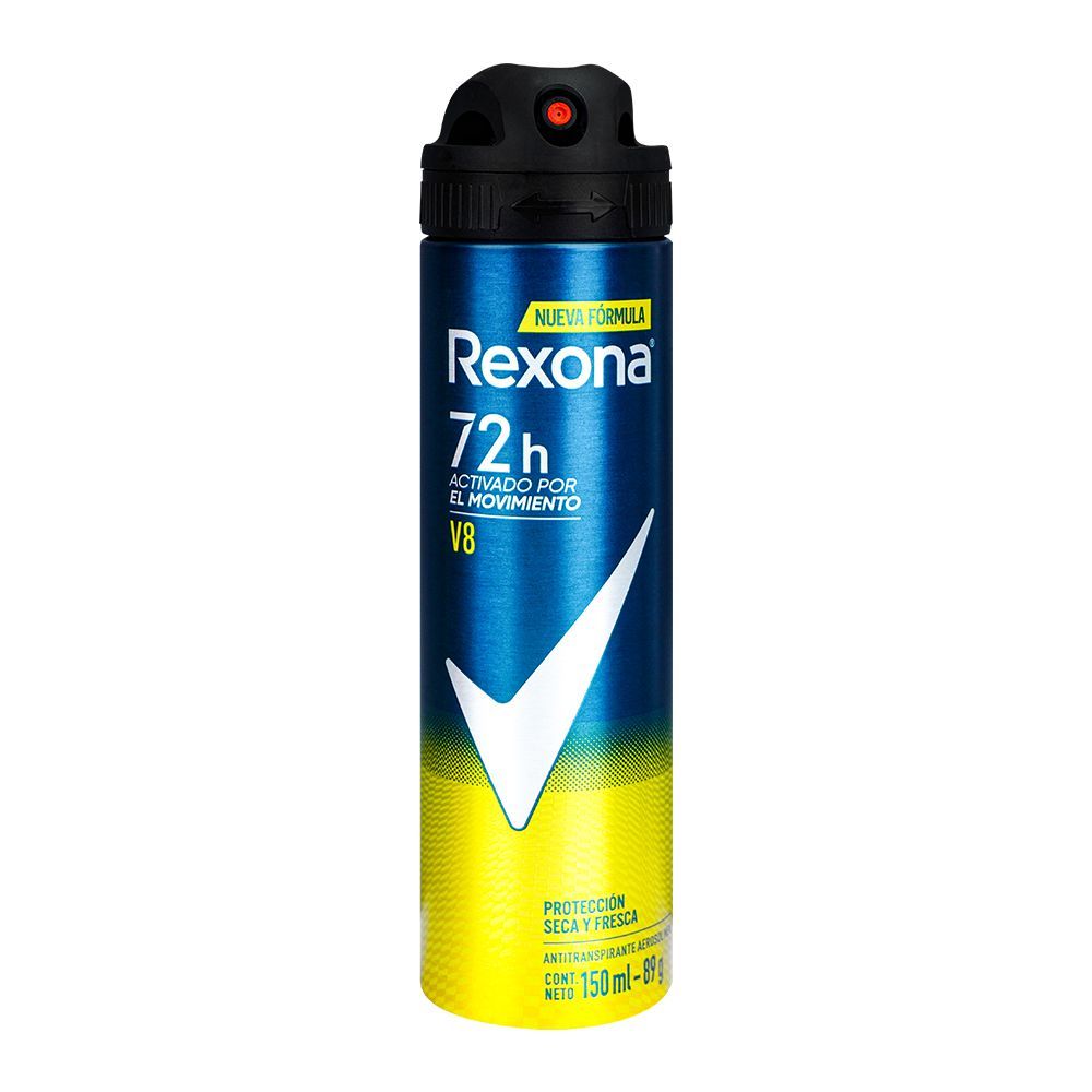 Rexona Men V8 72H Motion Activated Deodorant Spray, For Men, 150ml