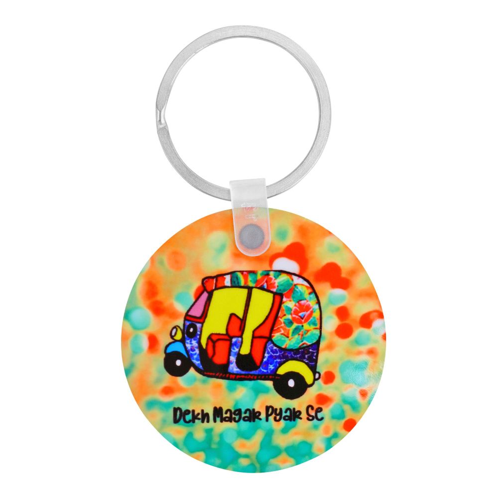 Star Shine Truck Art Dekh Magar Pyaar Se! Ricksaw Keychain