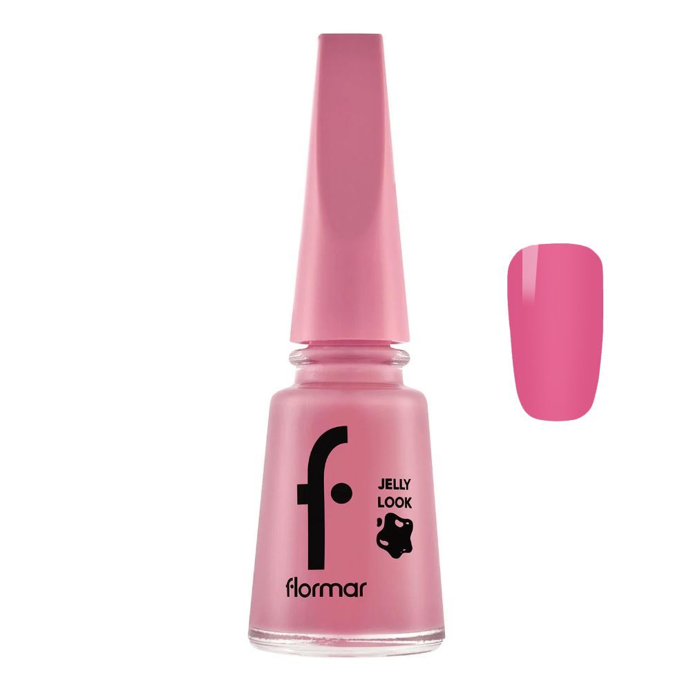 Flormar Jelly Look Nail Enamel, 11ml, JL33 Flamingo