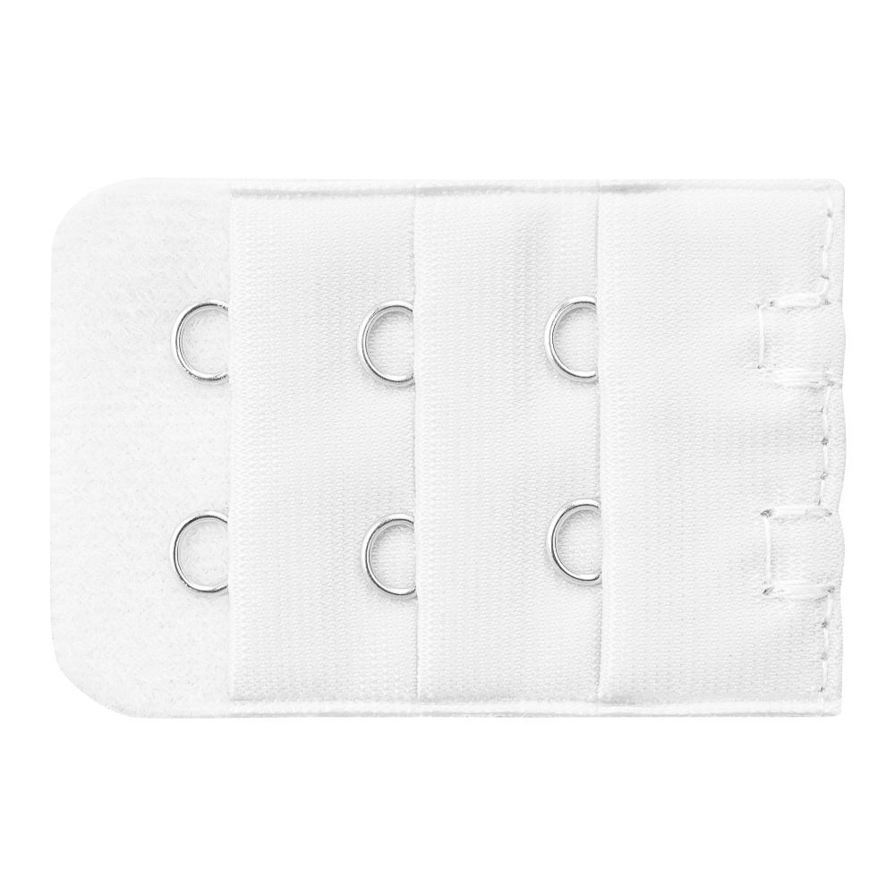 Bra Extension Strips 2 Hooks, White