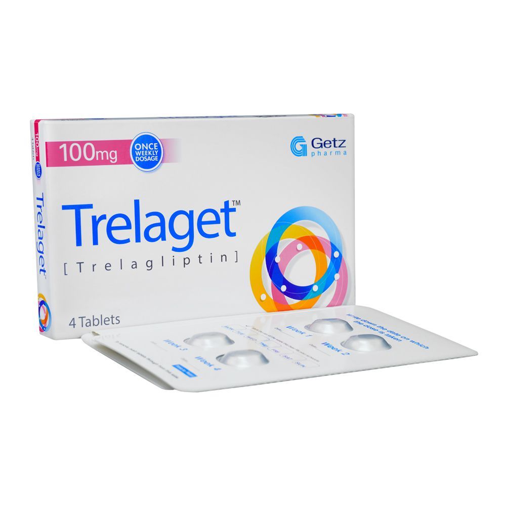 Getz Pharma Trelaget Tab 100mg, 4 Tablets