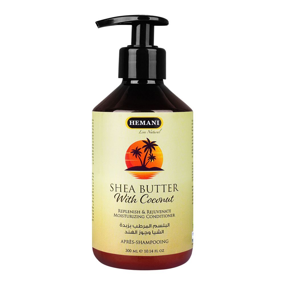 Hemani Shea Butter With Coconut Moisturizing Conditioner, 300ml