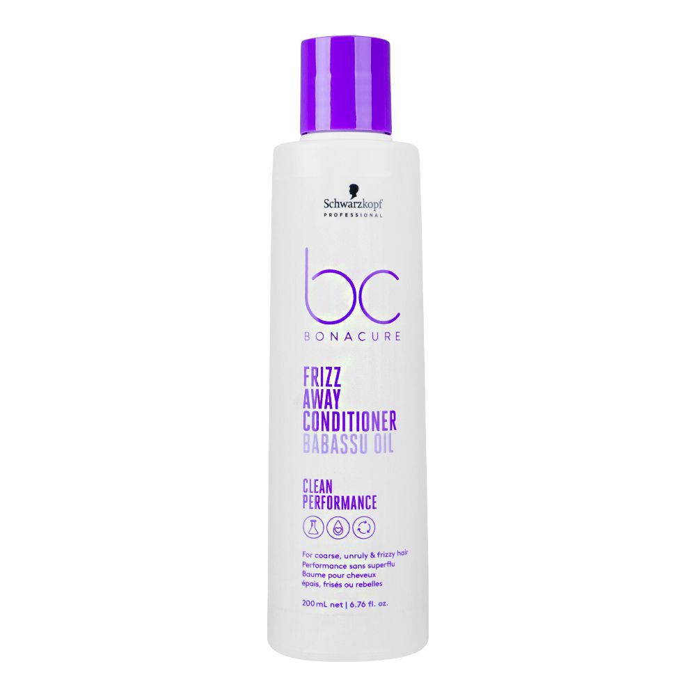 Schwarzkopf Professional Bonacure Frizz Away Conditioner with Babassu Oil, 200ml