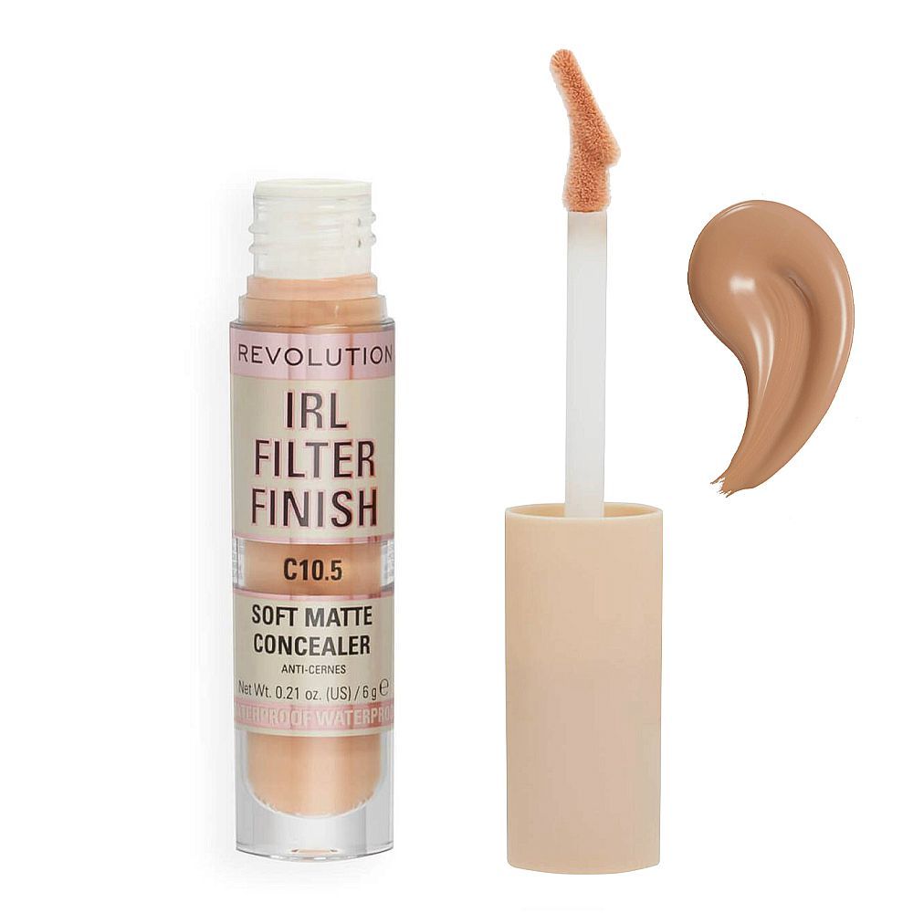 Makeup Revolution IRL Filter Finish Soft Matte Concealer, C10.5