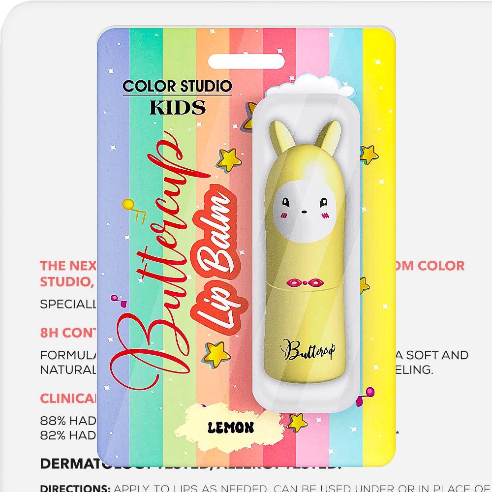 Color Studio Kids Buttercup Lip Balm, Lemon