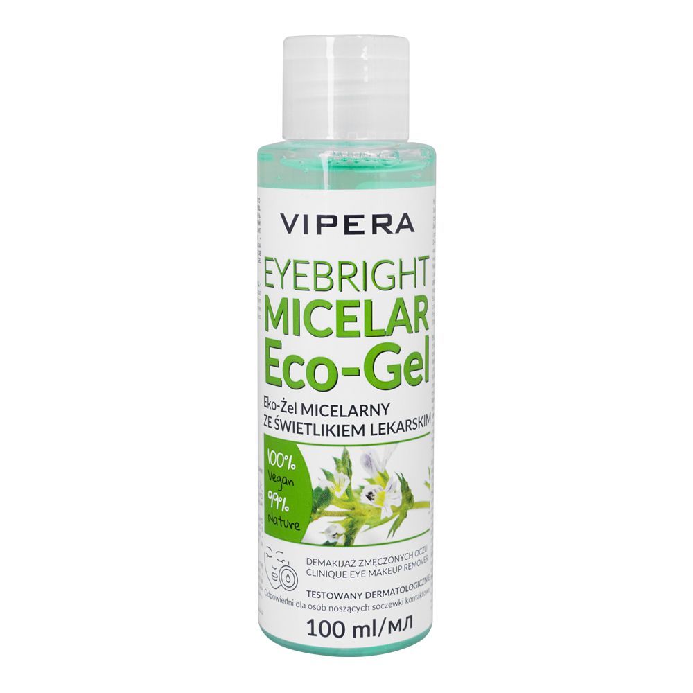 Vipera Eyebright Micellar Eco Gel, Eye Makeup Remover, 100ml