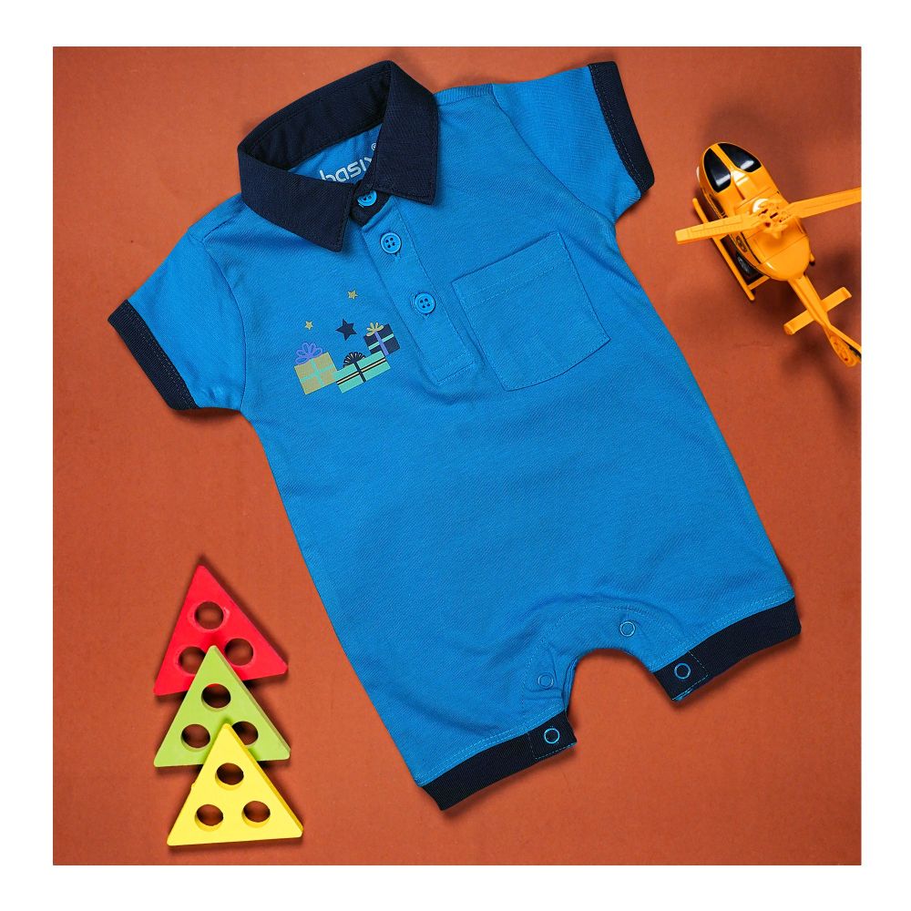 Basix Infant Monster At A Party Polo Romper, 2643