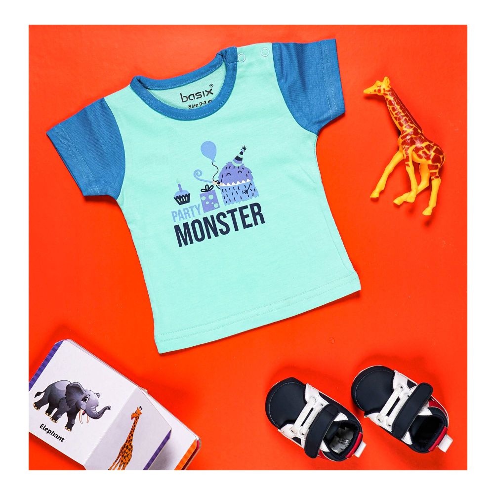 Basix Infant Monster At A Party Short Sleeve Tee, 2650