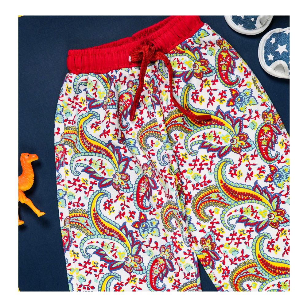 Basix Boys Paisley Play Bell Trouser, 2734