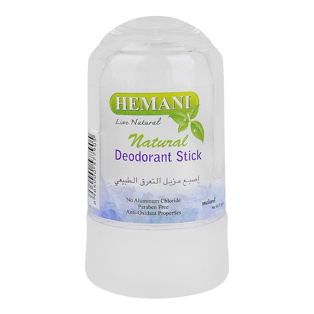 Hemani Natural Deodorant Stick, Paraben Free, 70g