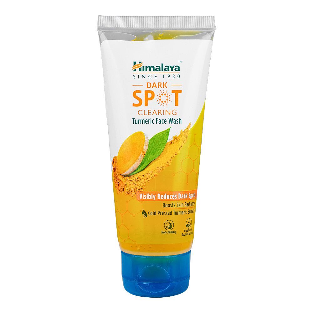 Himalaya Dark Spot Clearing Turmeric Face Wash, Paraben Free, 50ml