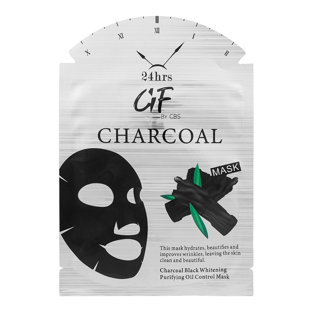 Glamorous Face Charcoal Facial Mask, 10ml, GF7878 B