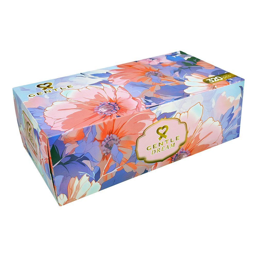 Gentle Dream Tissue Box, 4-Layers, 320-Pieces