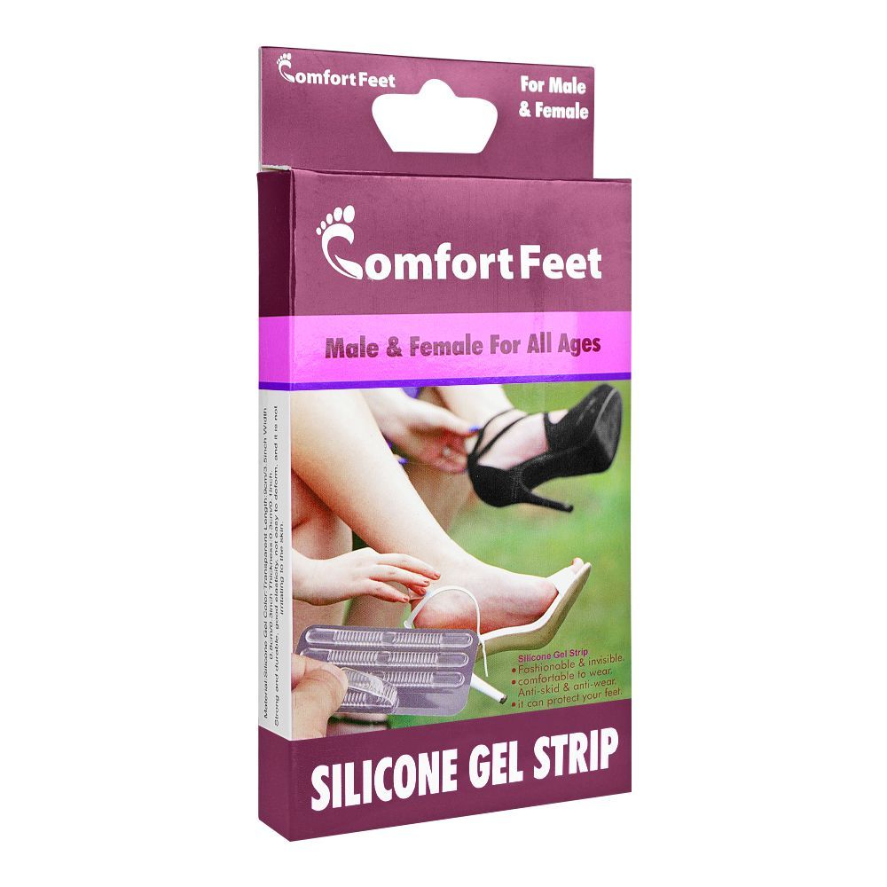 Comfort Feet Silicone Gel Strips - Anti-Slip Heel Grips For Blister Prevention