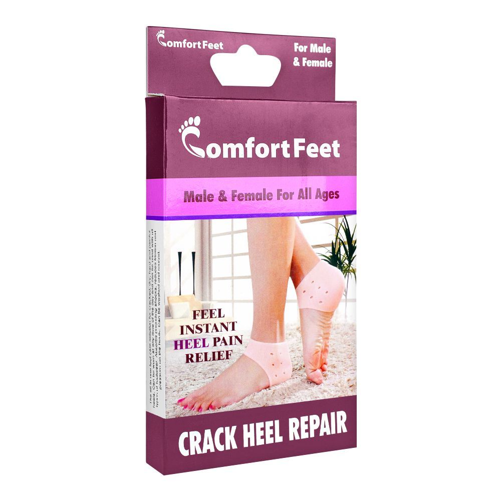 Comfort Feet Crack Heel Repair Pads - Pain Relief For Dry & Cracked Heels