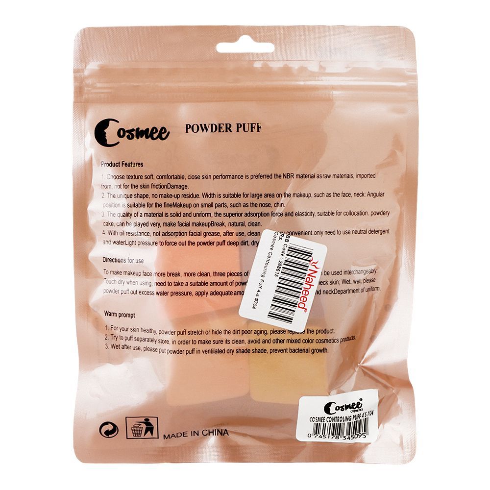 Buy Cosmee Contouring Puff, 4-Pack, 704 Online at Special Price in ...