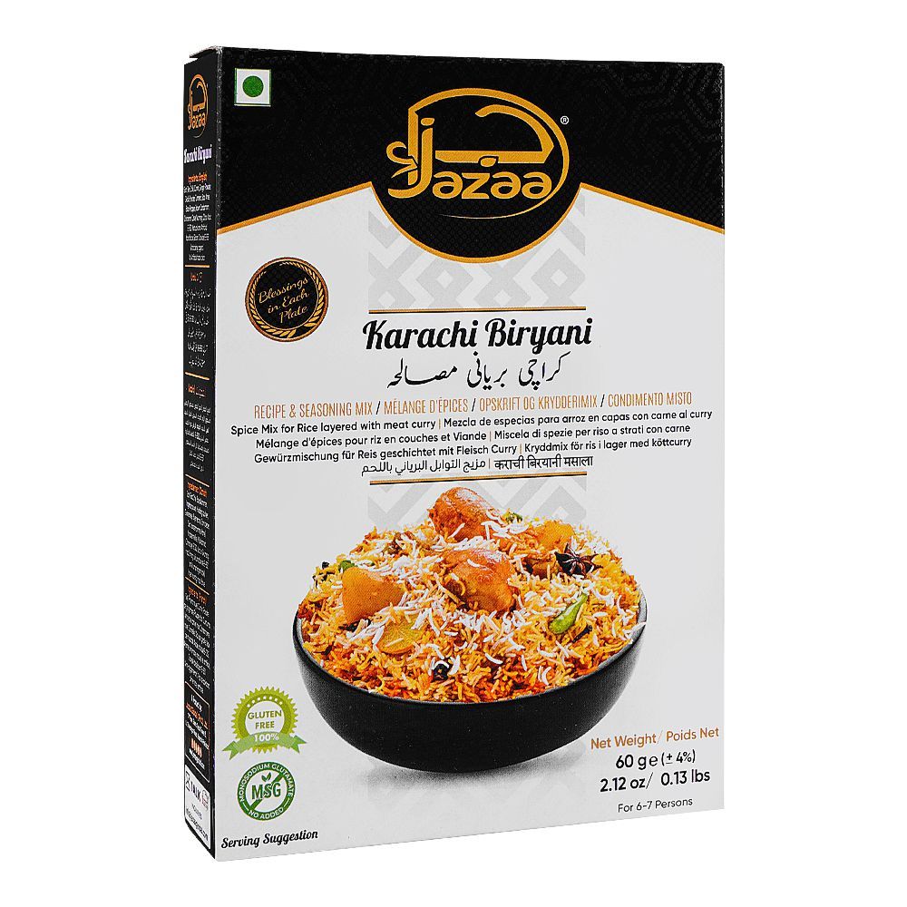 Jazaa Karachi Biryani Masala, 60g