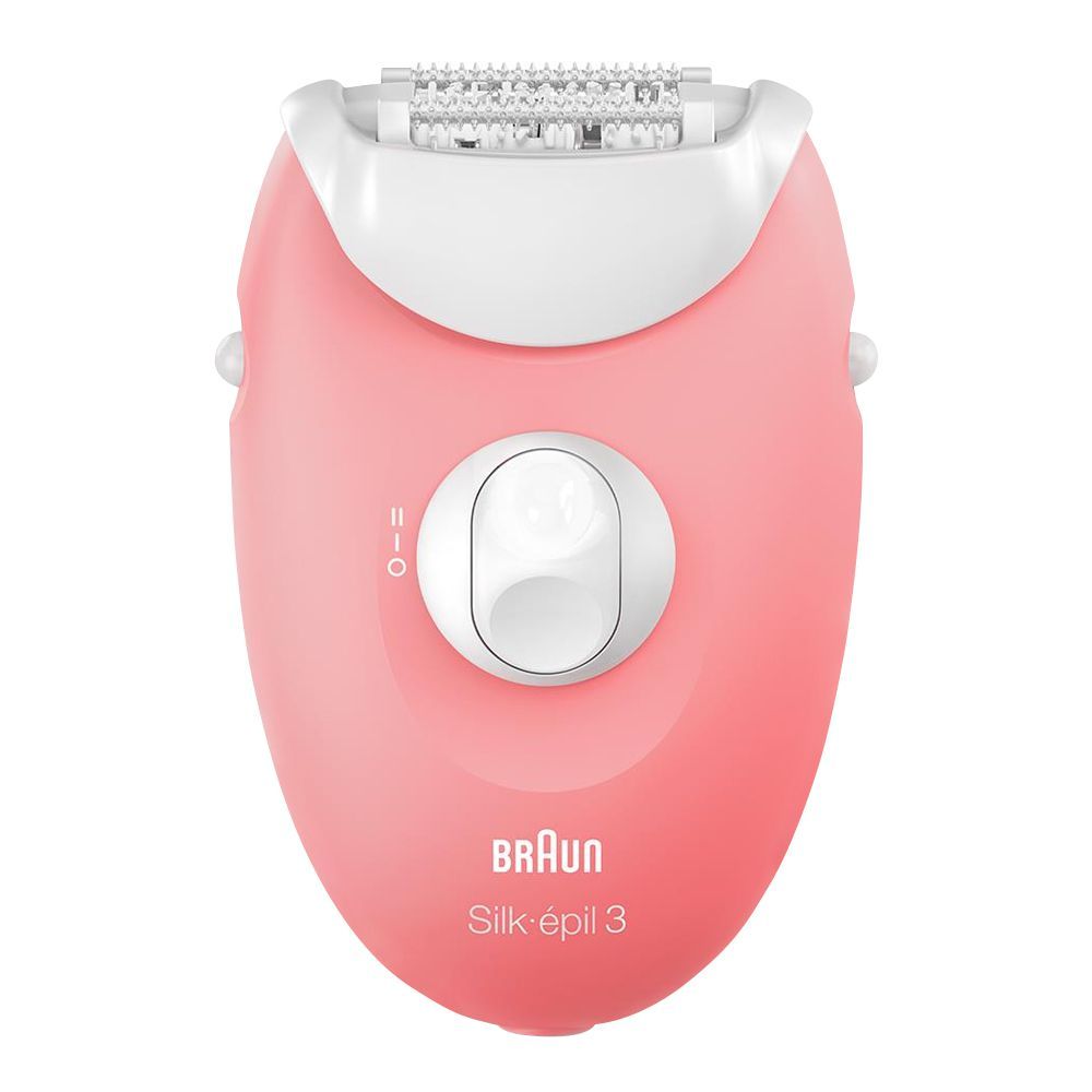 Braun Silk-epil 3 Epilator 3430, Pink/White